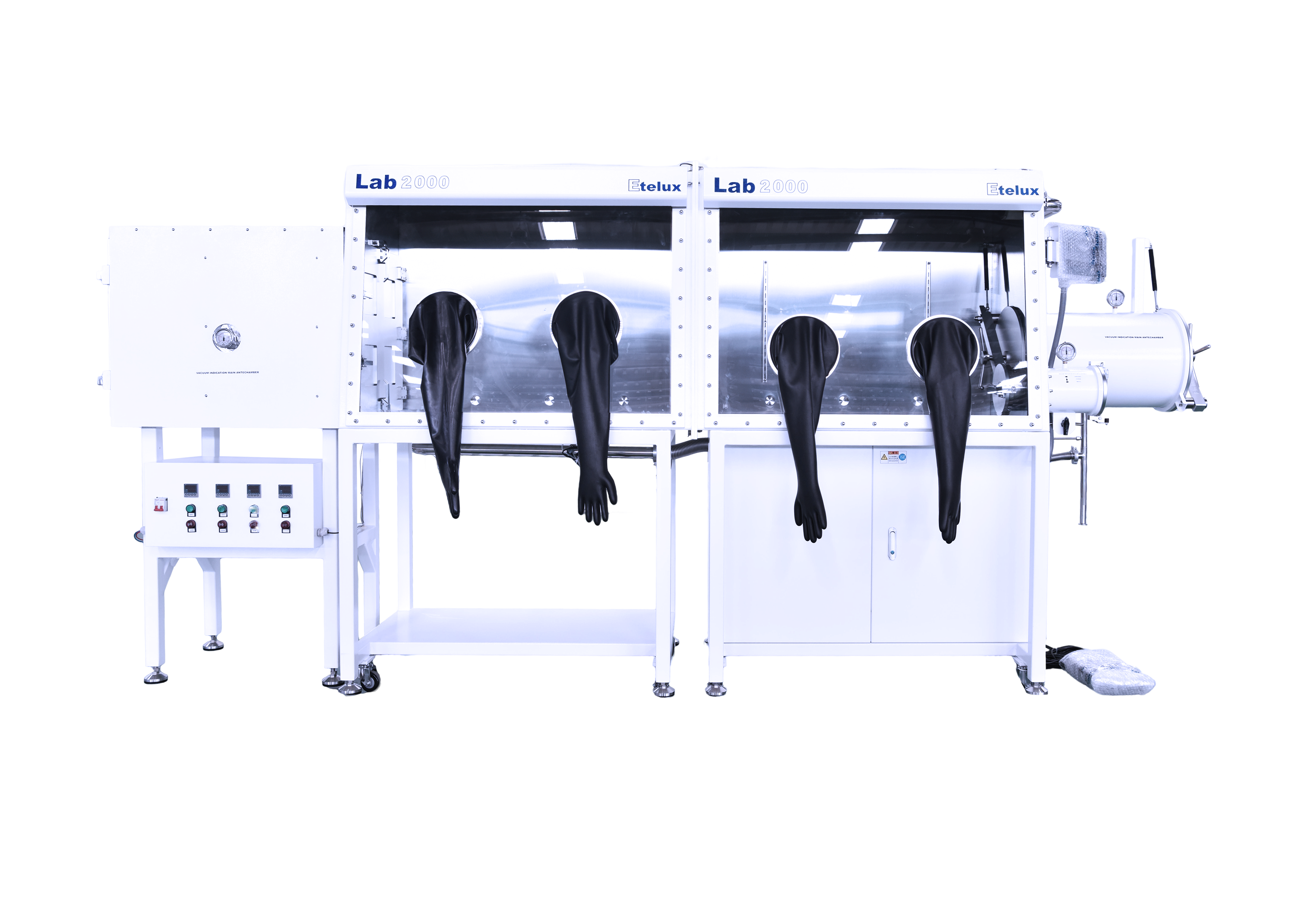 集成大型加热舱2400单面双工位手套箱系统
