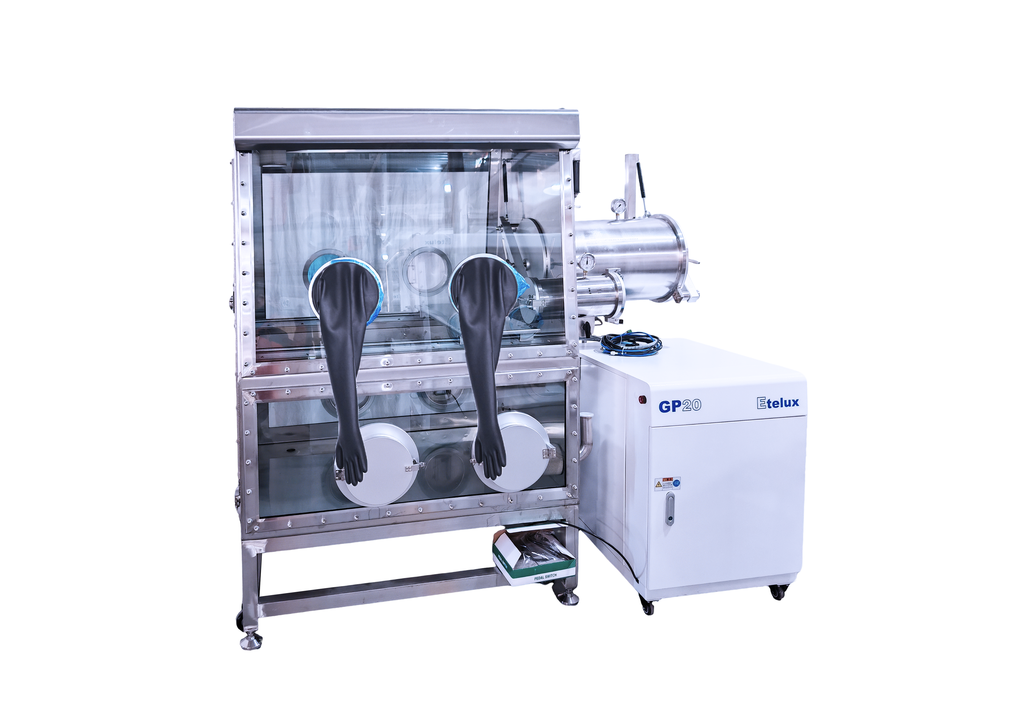 从喂料到涂布-百级净化带匀胶机集成T型舱双手套箱系统