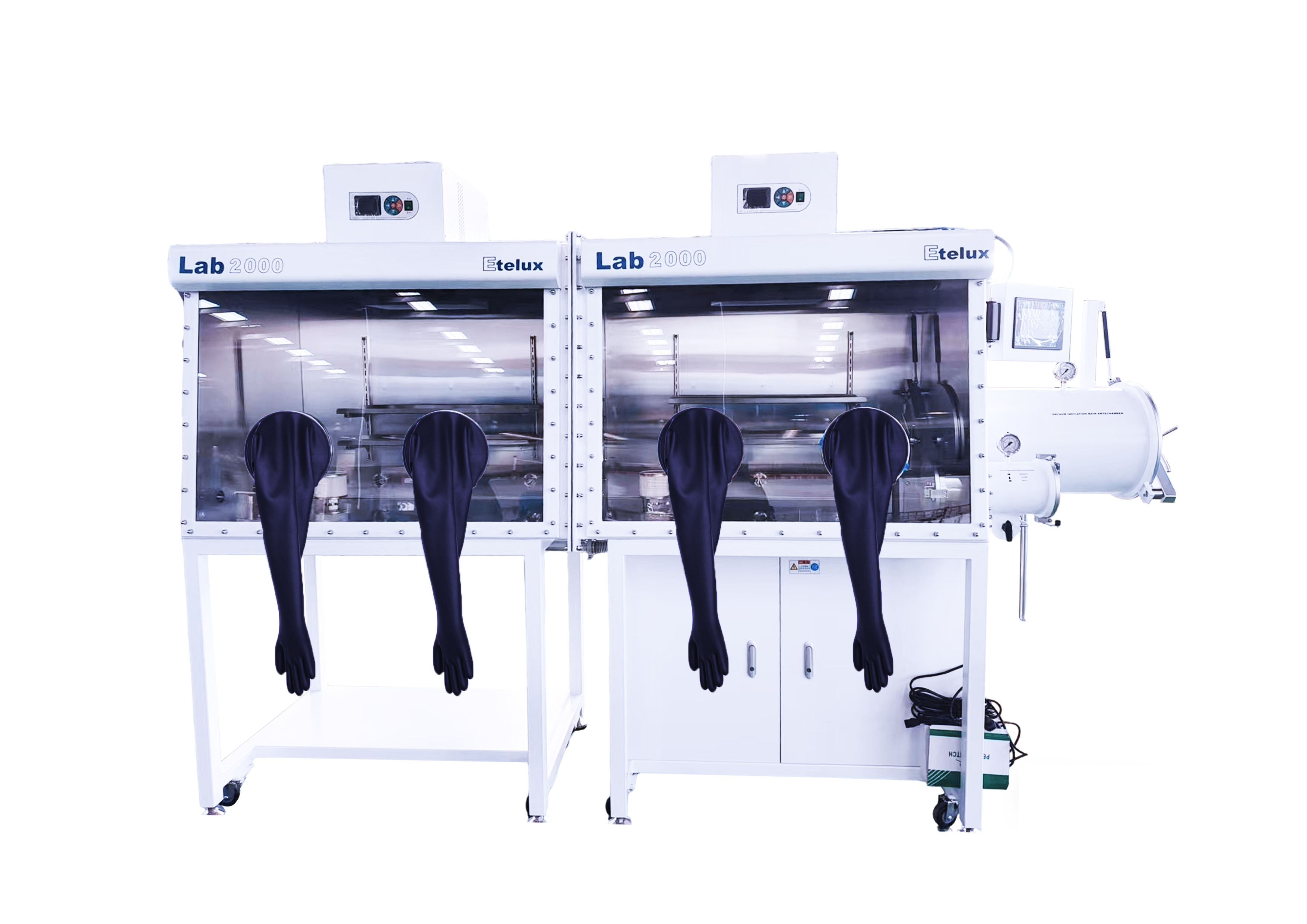 光电研发制造-集成双空调2400双工位手套箱