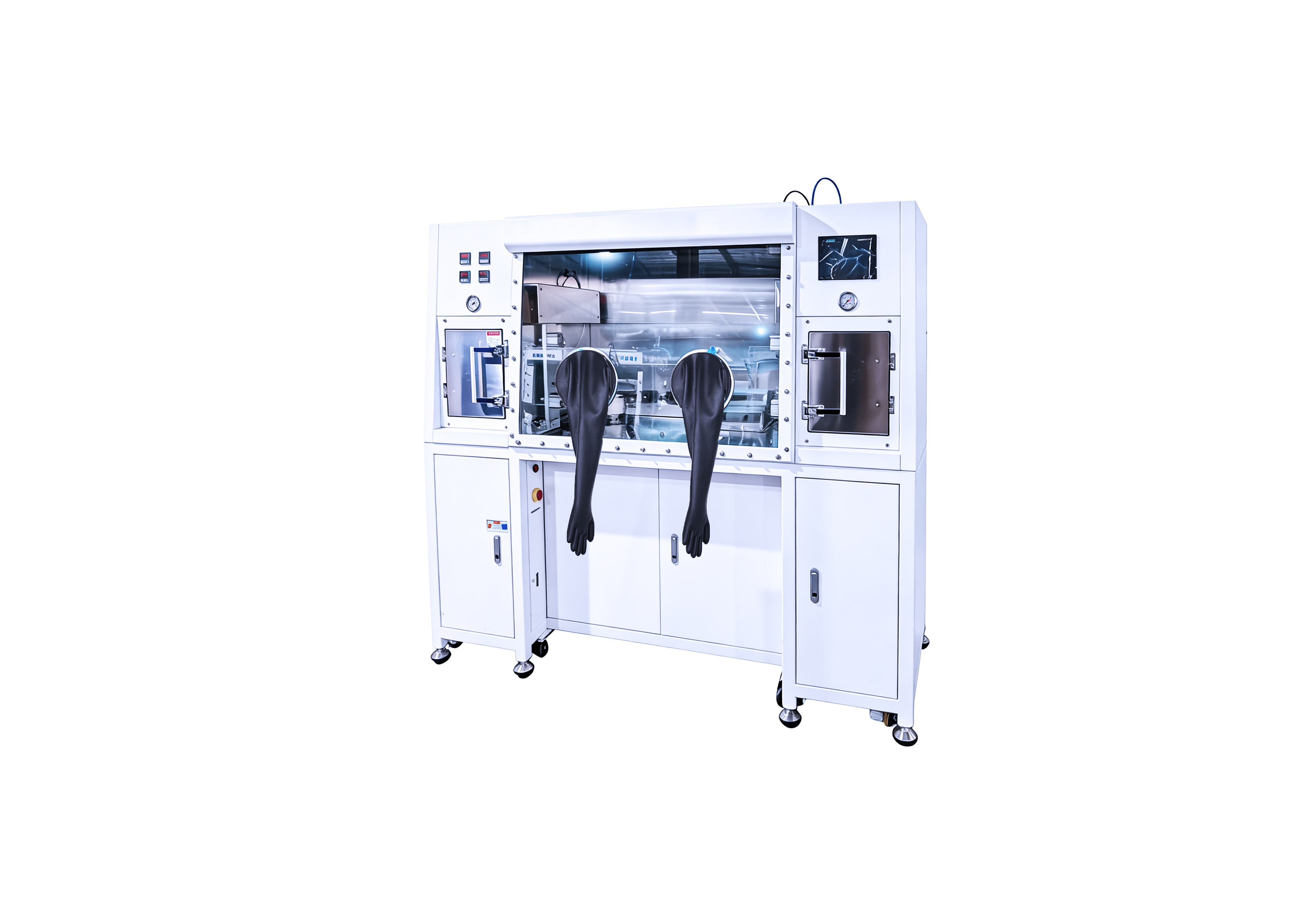 整体封装带烘箱平行封焊手套箱系统